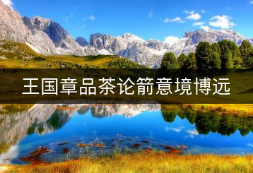 王國章品茶論箭意境博遠(yuǎn)