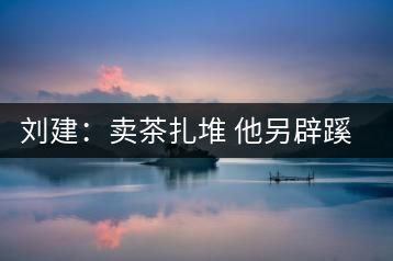 劉建：賣(mài)茶扎堆 他另辟蹊徑教“泡茶”
