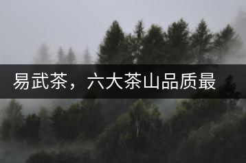 易武茶，六大茶山品質(zhì)最優(yōu)