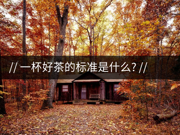http:// 一杯好茶的標(biāo)準(zhǔn)是什么? //一杯好茶的標(biāo)準(zhǔn)是什么？