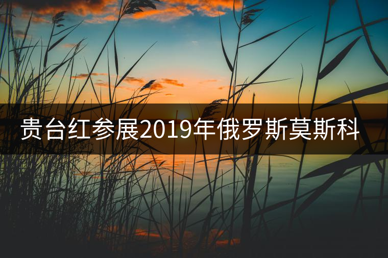 貴臺紅參展2019年俄羅斯莫斯科國際茶展覽會簽訂800萬美金合同！