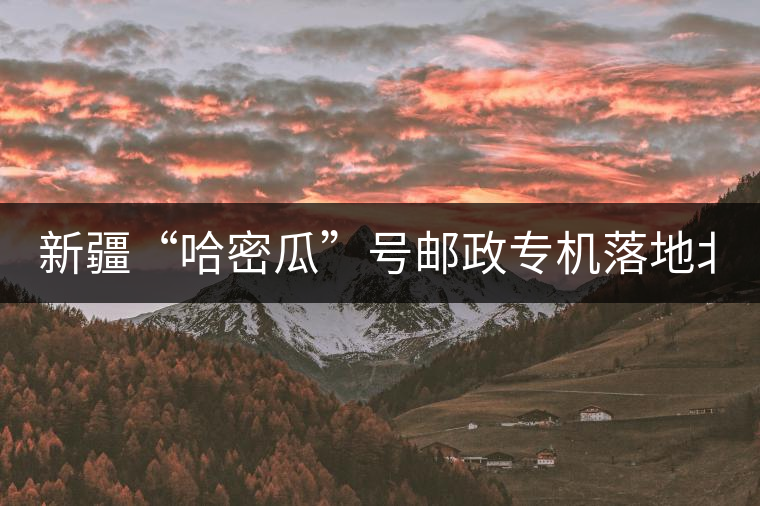 新疆“哈密瓜”號郵政專機落地北京，243種哈密瓜你見過嗎？