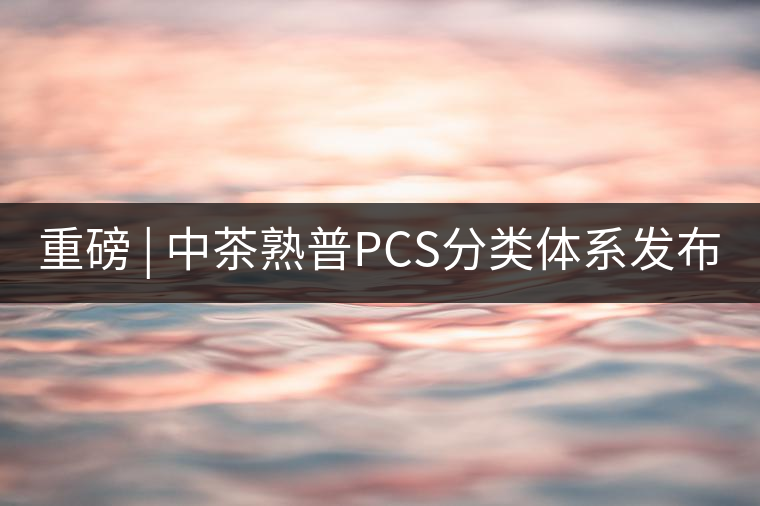 重磅 | 中茶熟普PCS分類(lèi)體系發(fā)布