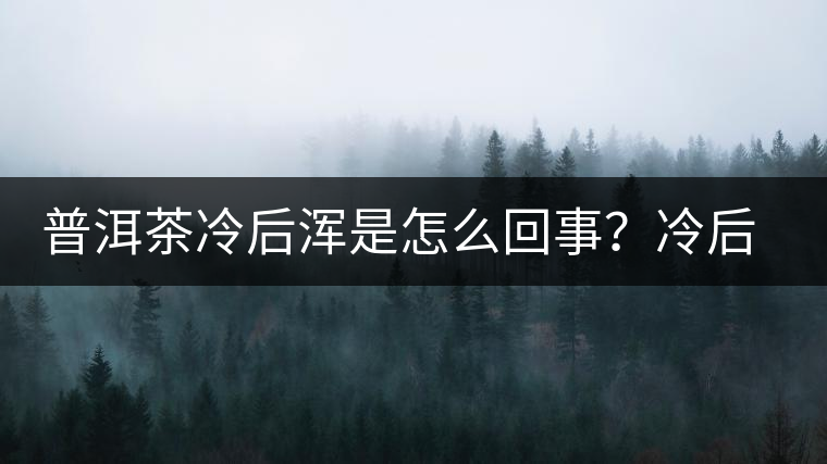 普洱茶冷后渾是怎么回事？冷后渾的普洱茶品質(zhì)好不好？