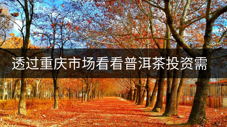透過(guò)重慶市場(chǎng)看看普洱茶投資需要注意些什么？