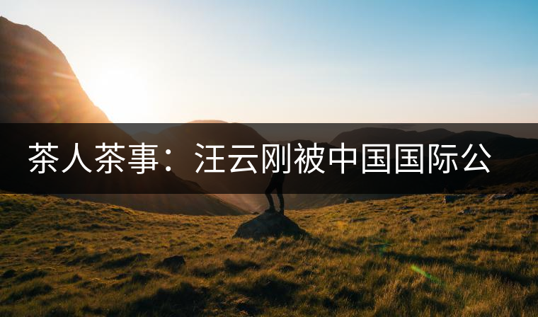 茶人茶事:汪云剛被中國(guó)國(guó)際公共關(guān)系聯(lián)合會(huì)聘為專家顧問 茶人茶事:汪云剛被中國(guó)國(guó)際公共關(guān)系聯(lián)合會(huì)聘為專家顧問