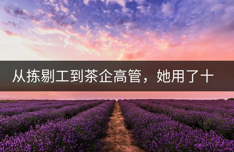 從揀剔工到茶企高管，她用了十年時(shí)間