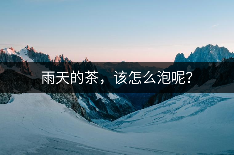 雨天的茶，該怎么泡呢？