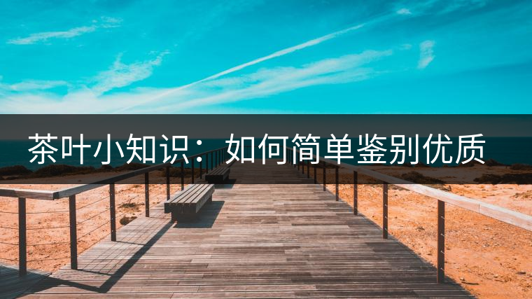 茶葉小知識(shí)：如何簡(jiǎn)單鑒別優(yōu)質(zhì)普洱茶？