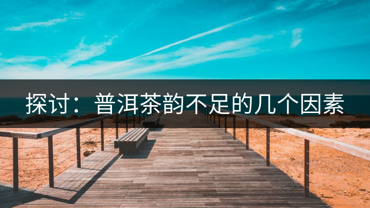 探討：普洱茶韻不足的幾個因素