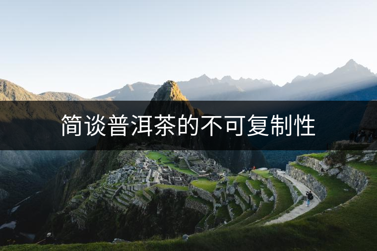 簡(jiǎn)談普洱茶的不可復(fù)制性 簡(jiǎn)談普洱茶的不可復(fù)制性