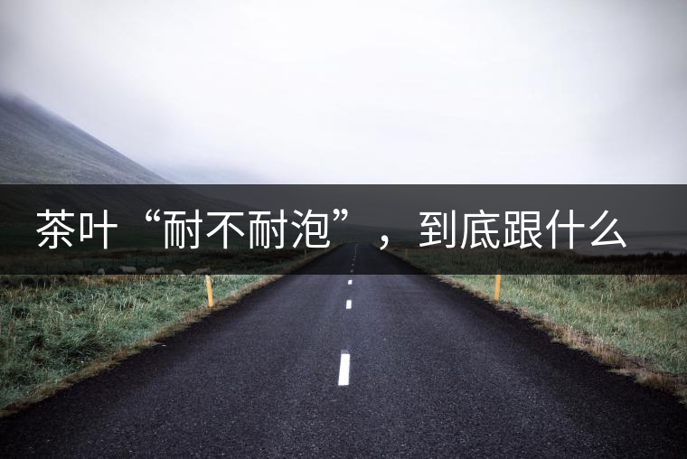 茶葉“耐不耐泡”，到底跟什么有關(guān)？