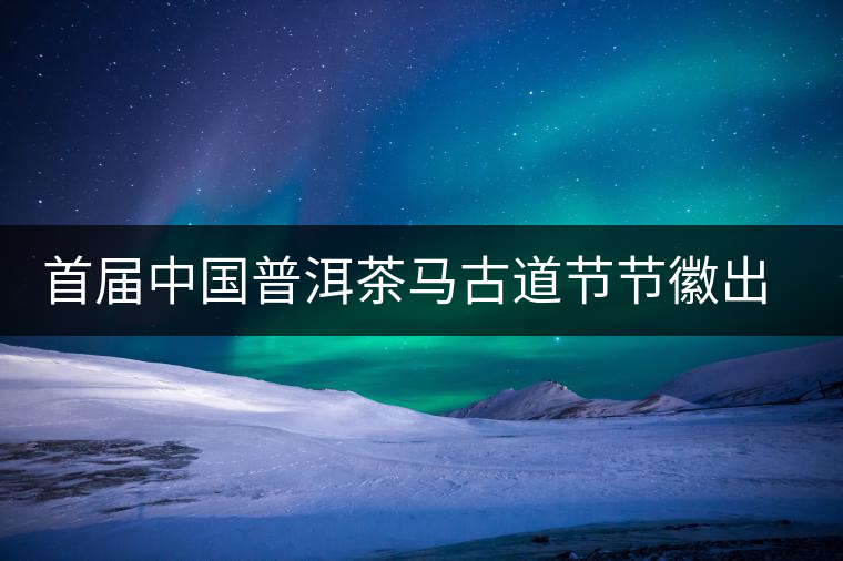 首屆中國(guó)普洱茶馬古道節(jié)節(jié)徽出爐