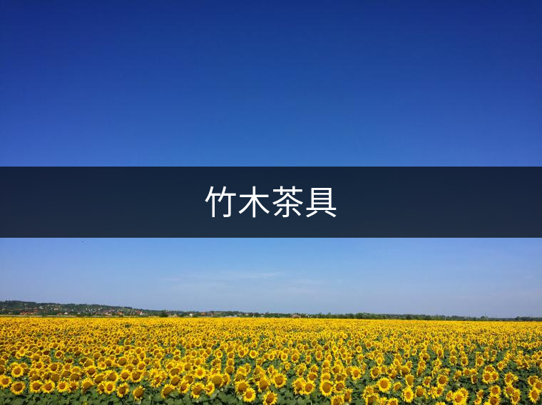 竹木茶具 竹木茶具