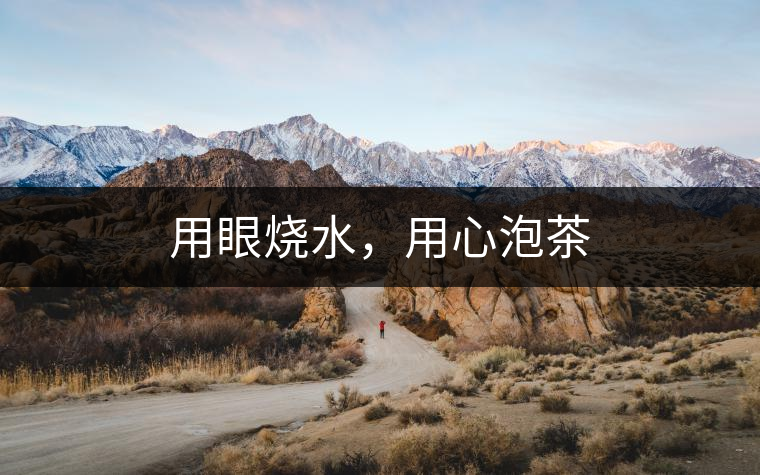 用眼燒水，用心泡茶