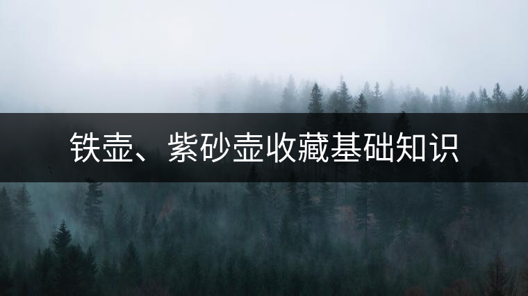 鐵壺、紫砂壺收藏基礎(chǔ)知識
