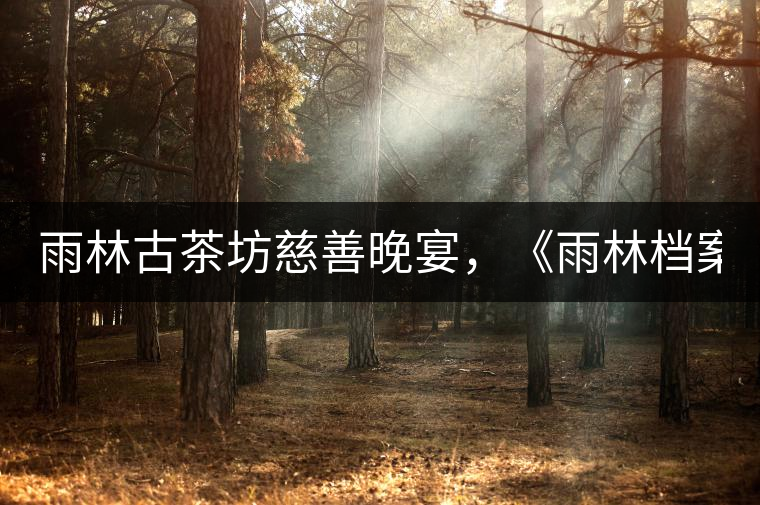 雨林古茶坊慈善晚宴，《雨林檔案·曼松》拍出106萬！