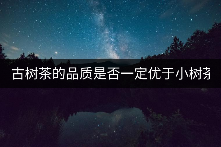 古樹茶的品質是否一定優(yōu)于小樹茶？