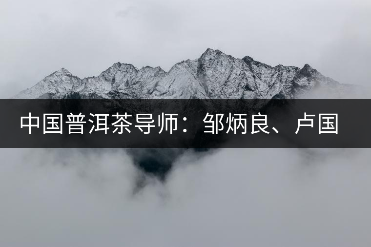 中國普洱茶導(dǎo)師：鄒炳良、盧國齡