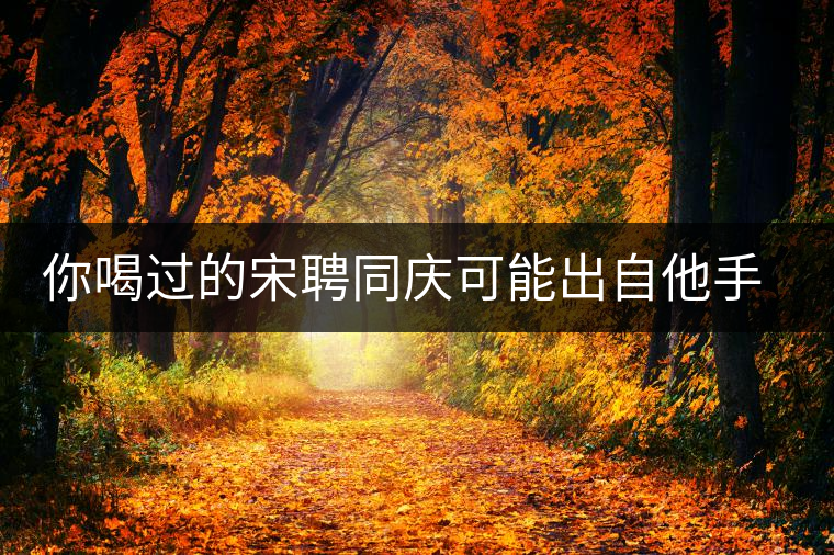 你喝過的宋聘同慶可能出自他手，他還發(fā)明了普洱熟茶！