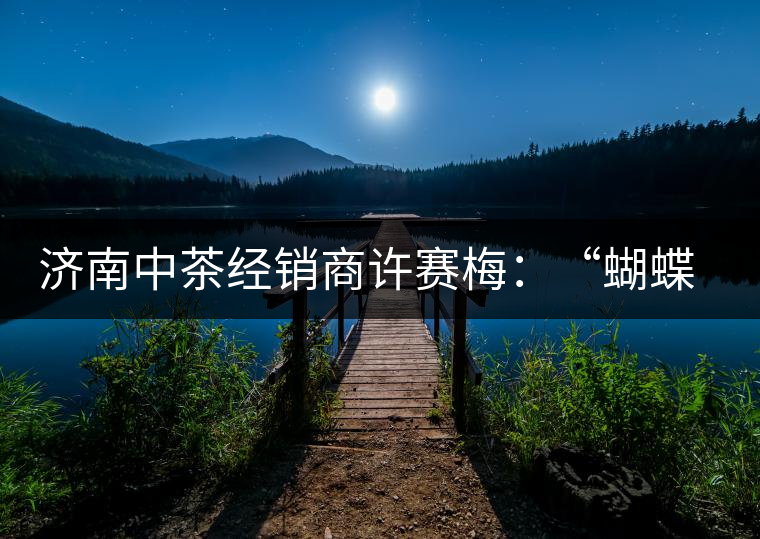 濟南中茶經(jīng)銷商許賽梅:“蝴蝶”翩翩茶中舞 濟南中茶經(jīng)銷商許賽梅:“蝴蝶”翩翩茶中舞