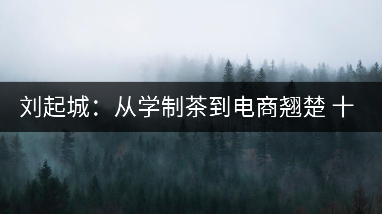 劉起城：從學(xué)制茶到電商翹楚 十年造就文化茶園