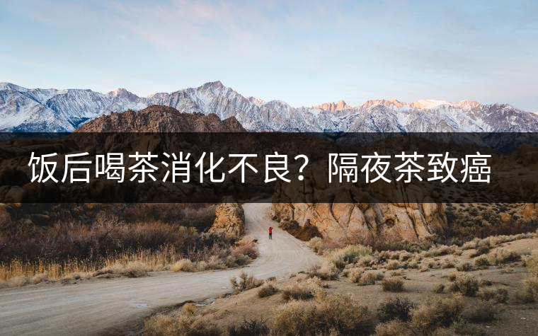 飯后喝茶消化不良？隔夜茶致癌？9個(gè)喝茶流言你該好好分個(gè)真假