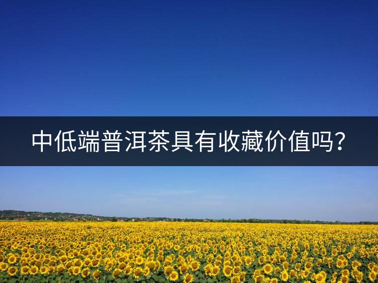 中低端普洱茶具有收藏價(jià)值嗎？