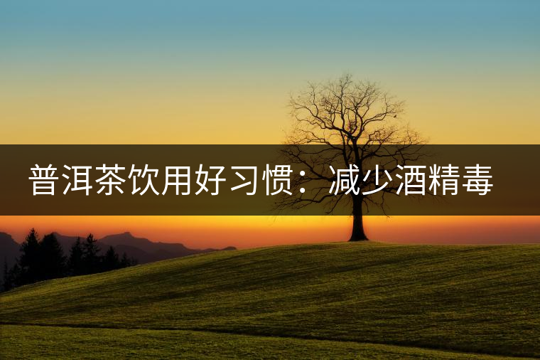 普洱茶飲用好習(xí)慣：減少酒精毒害宜適當飲茶