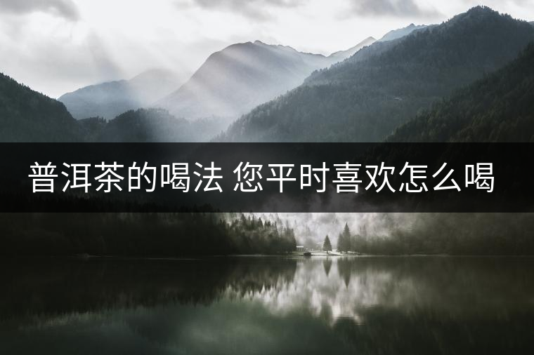 普洱茶的喝法 您平時喜歡怎么喝普洱茶？
