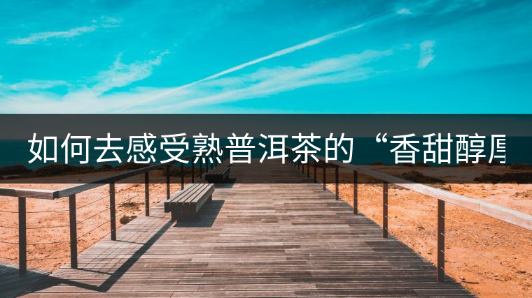 如何去感受熟普洱茶的“香甜醇厚滑”