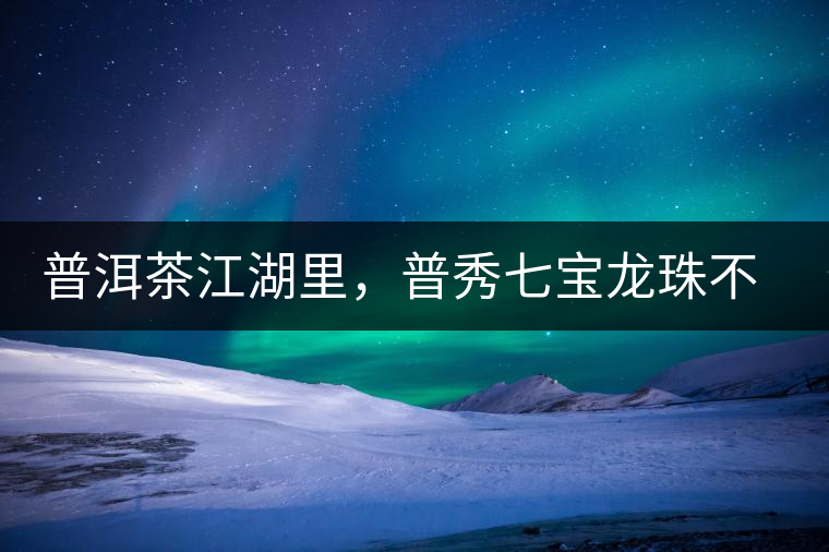 普洱茶江湖里，普秀七寶龍珠不是傳說