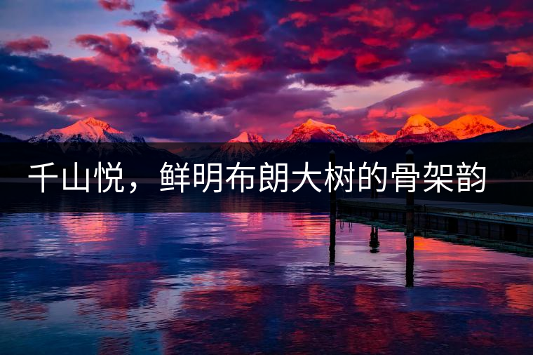 千山悅，鮮明布朗大樹的骨架韻味