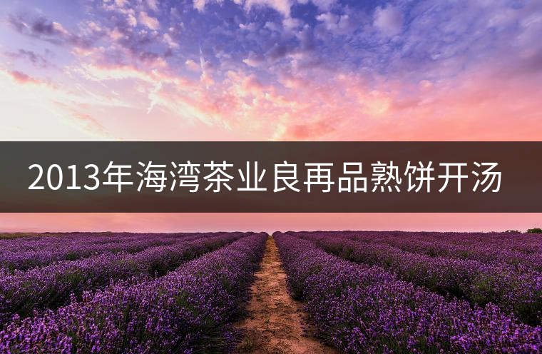 2013年海灣茶業(yè)良再品熟餅開(kāi)湯品鑒 2013年海灣茶業(yè)良再品熟餅開(kāi)湯品鑒