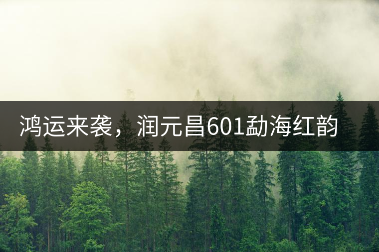 鴻運(yùn)來(lái)襲，潤(rùn)元昌601勐海紅韻熟茶即將上市