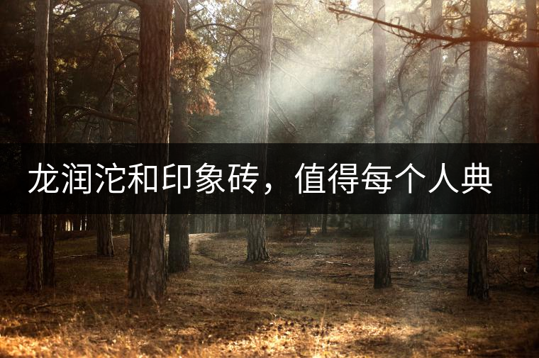 龍潤沱和印象磚，值得每個(gè)人典藏的好味道