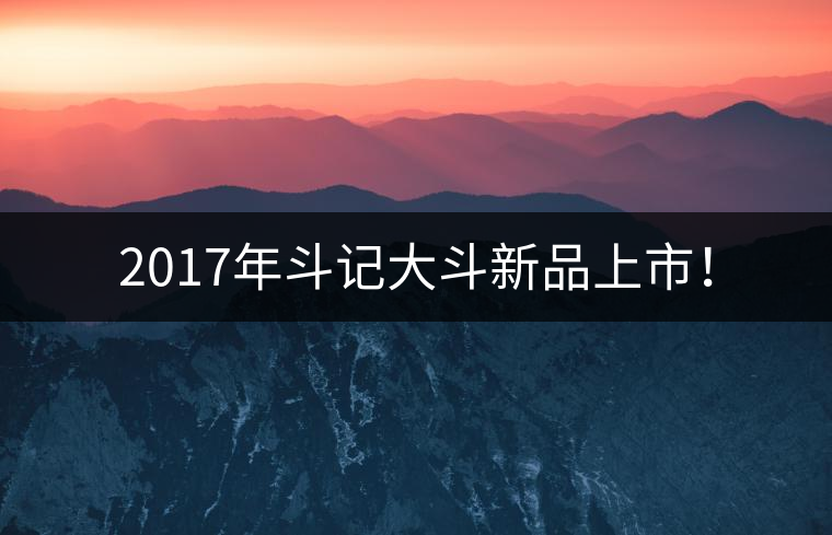 2017年斗記大斗新品上市！