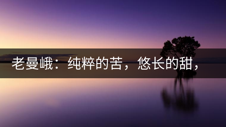 老曼峨：純粹的苦，悠長的甜，茶之本味也