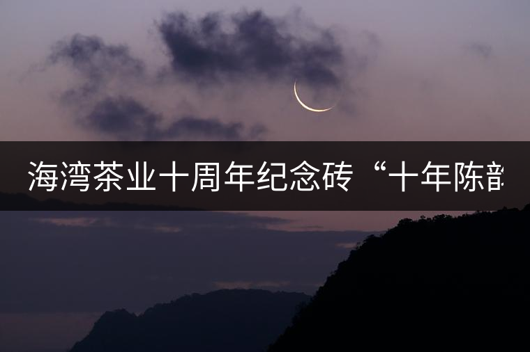 海灣茶業(yè)十周年紀(jì)念磚“十年陳韻”品鑒！