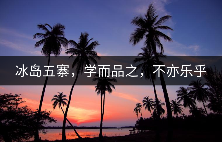 冰島五寨，學而品之，不亦樂乎