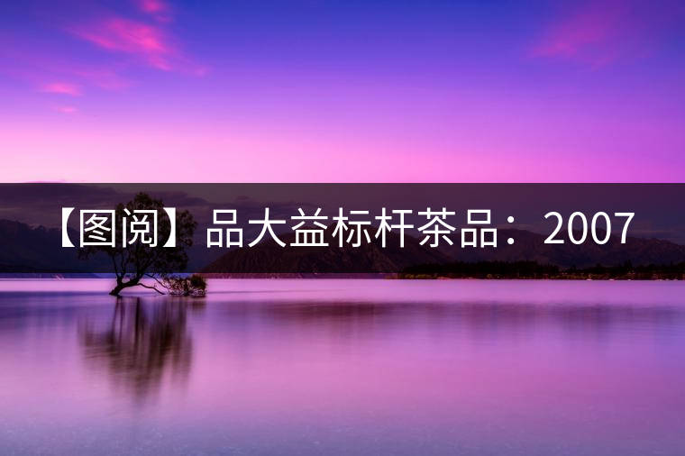 【圖閱】品大益標(biāo)桿茶品：2007年大益7542開湯