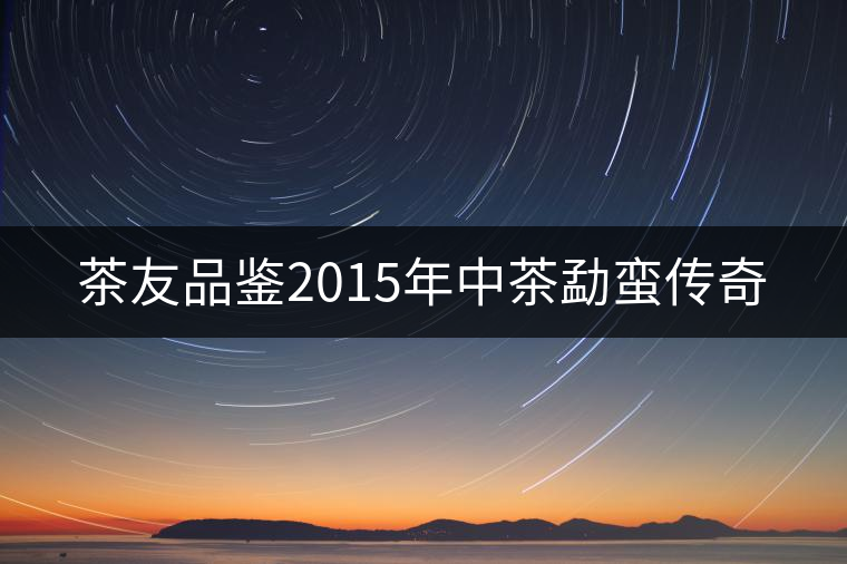 茶友品鑒2015年中茶勐蠻傳奇
