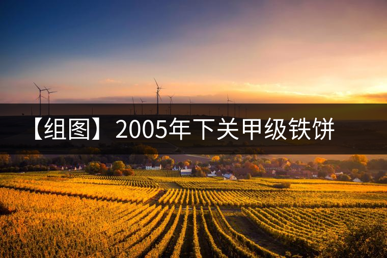 【組圖】2005年下關(guān)甲級(jí)鐵餅開(kāi)湯