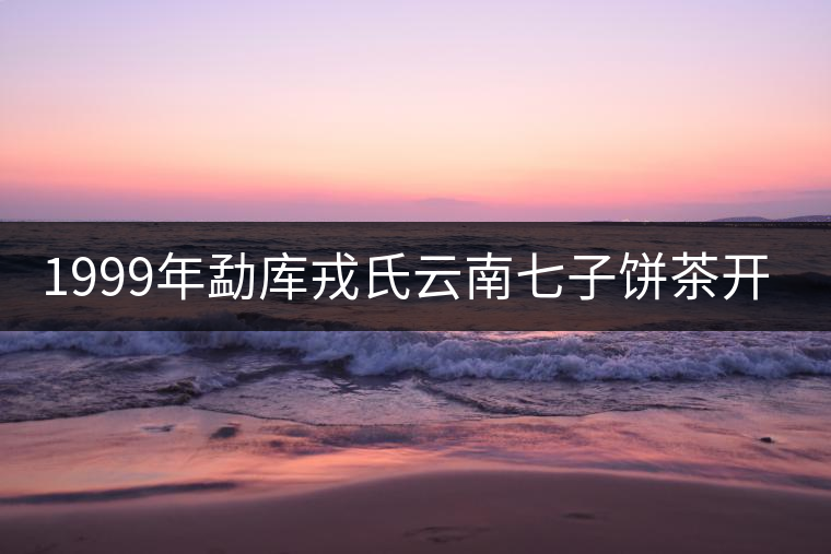 1999年勐庫(kù)戎氏云南七子餅茶開(kāi)湯