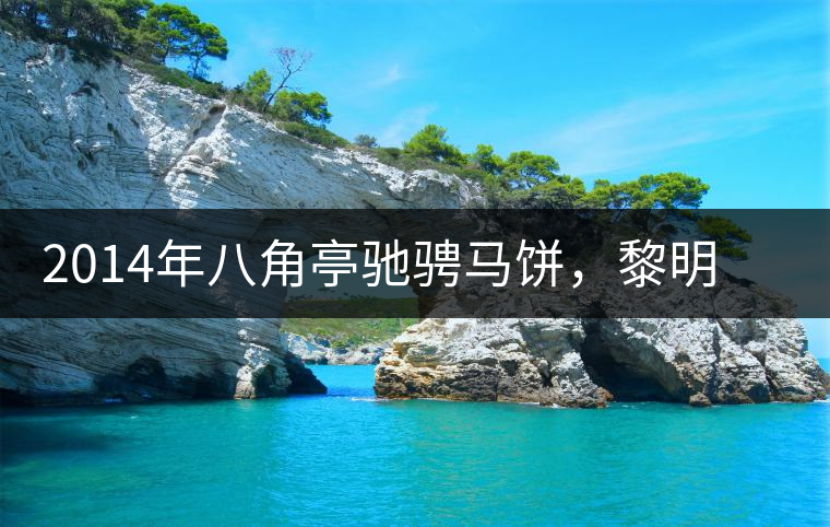 2014年八角亭馳騁馬餅，黎明茶廠馬年生肖紀(jì)念餅