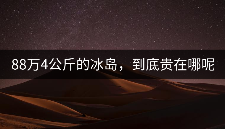 88萬(wàn)4公斤的冰島，到底貴在哪呢？