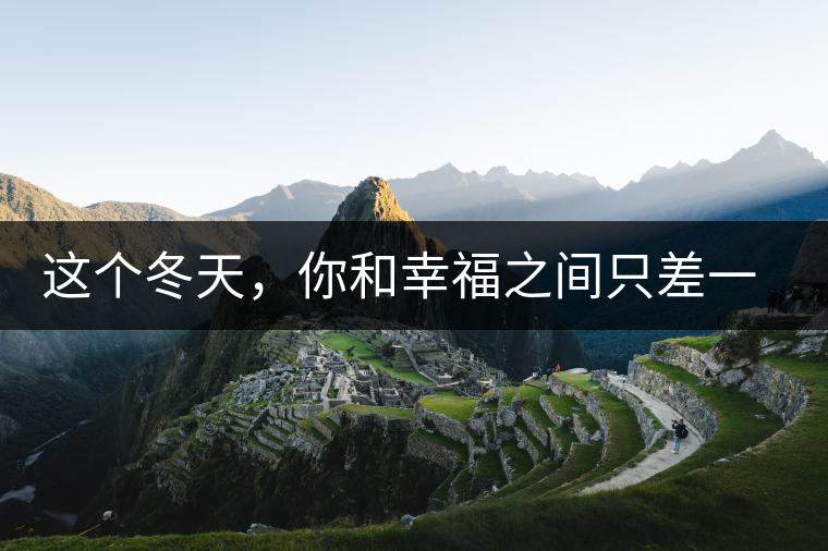 這個冬天，你和幸福之間只差一杯熟茶