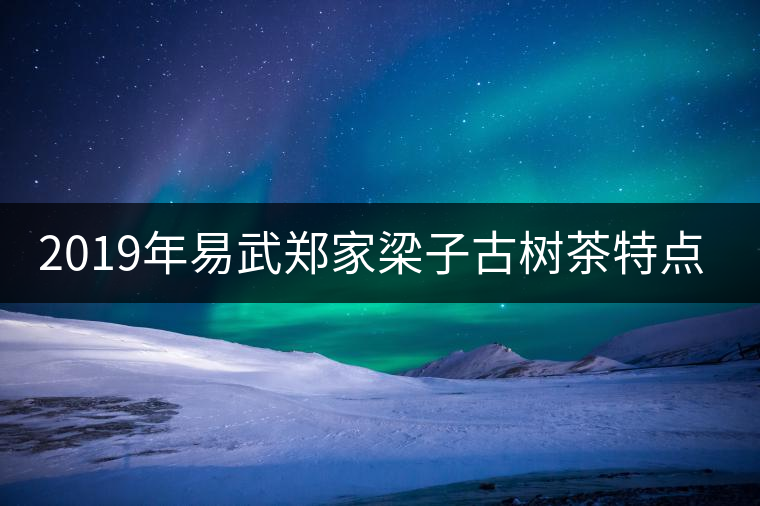 2019年易武鄭家梁子古樹茶特點(diǎn)介紹