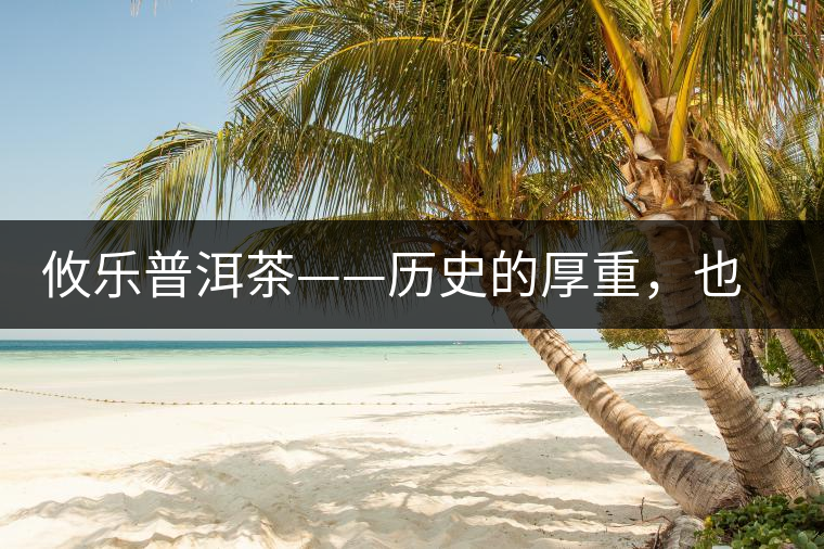 攸樂普洱茶——歷史的厚重，也藏不住山里的陣陣茶香