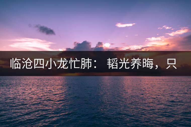 臨滄四小龍忙肺： 韜光養(yǎng)晦，只為綻放！